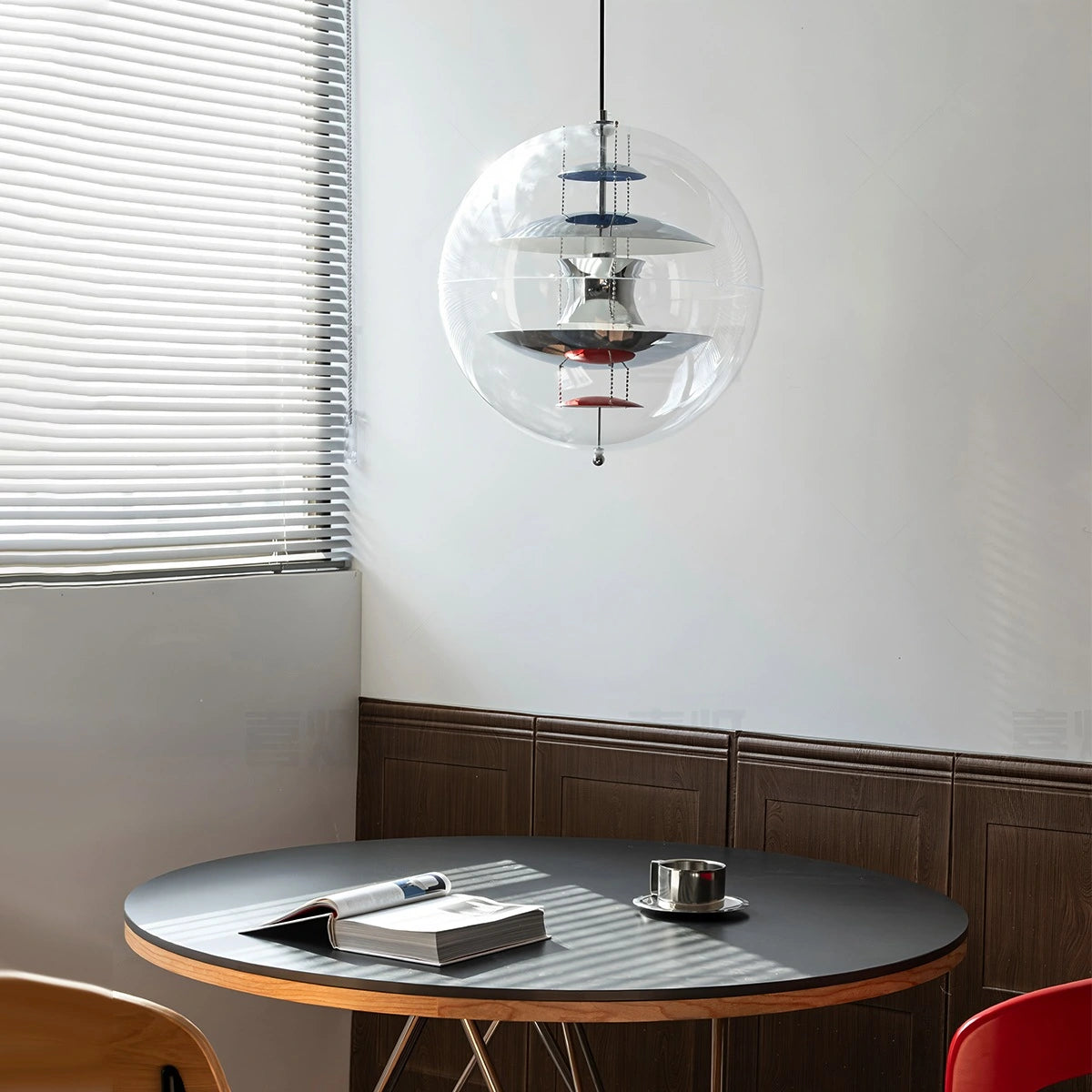 Antizer Danish Globe Dining Room Pendant Light
