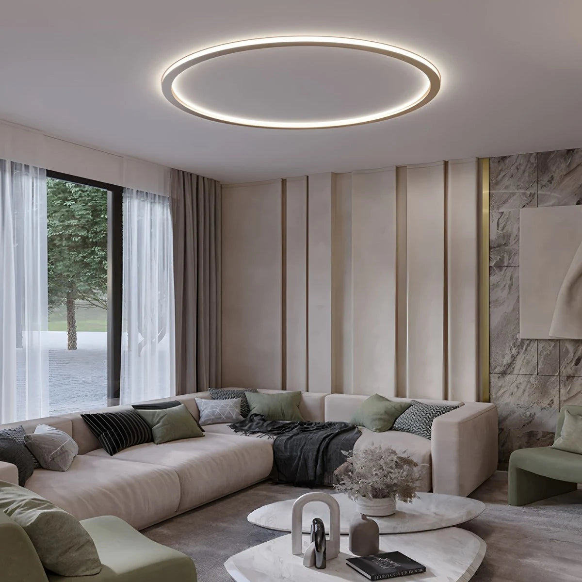 Antizer Nordic Circular Simple LED Ceiling Light