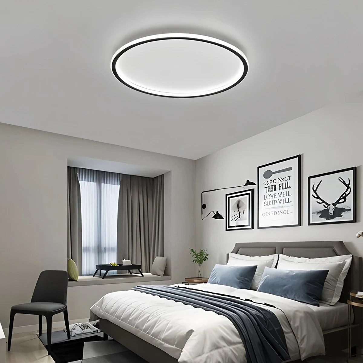 Antizer Nordic Circular Simple LED Ceiling Light