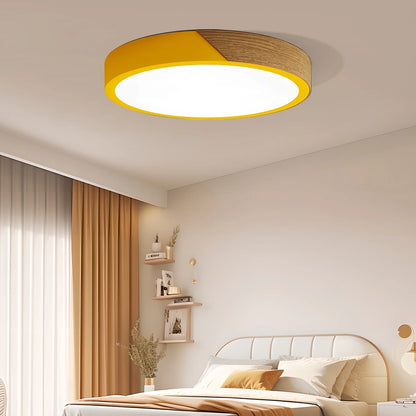 Antizer Minimalist Wood Ceiling Light for Bedroom