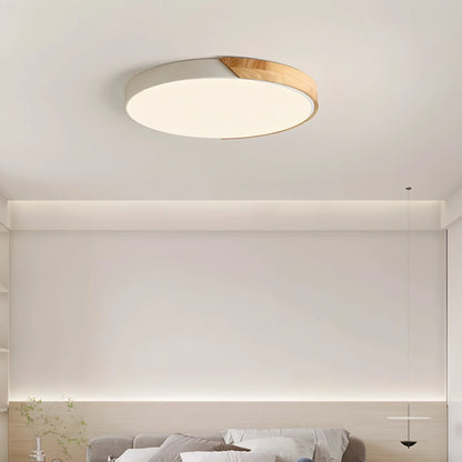 Antizer Minimalist Wood Ceiling Light for Bedroom