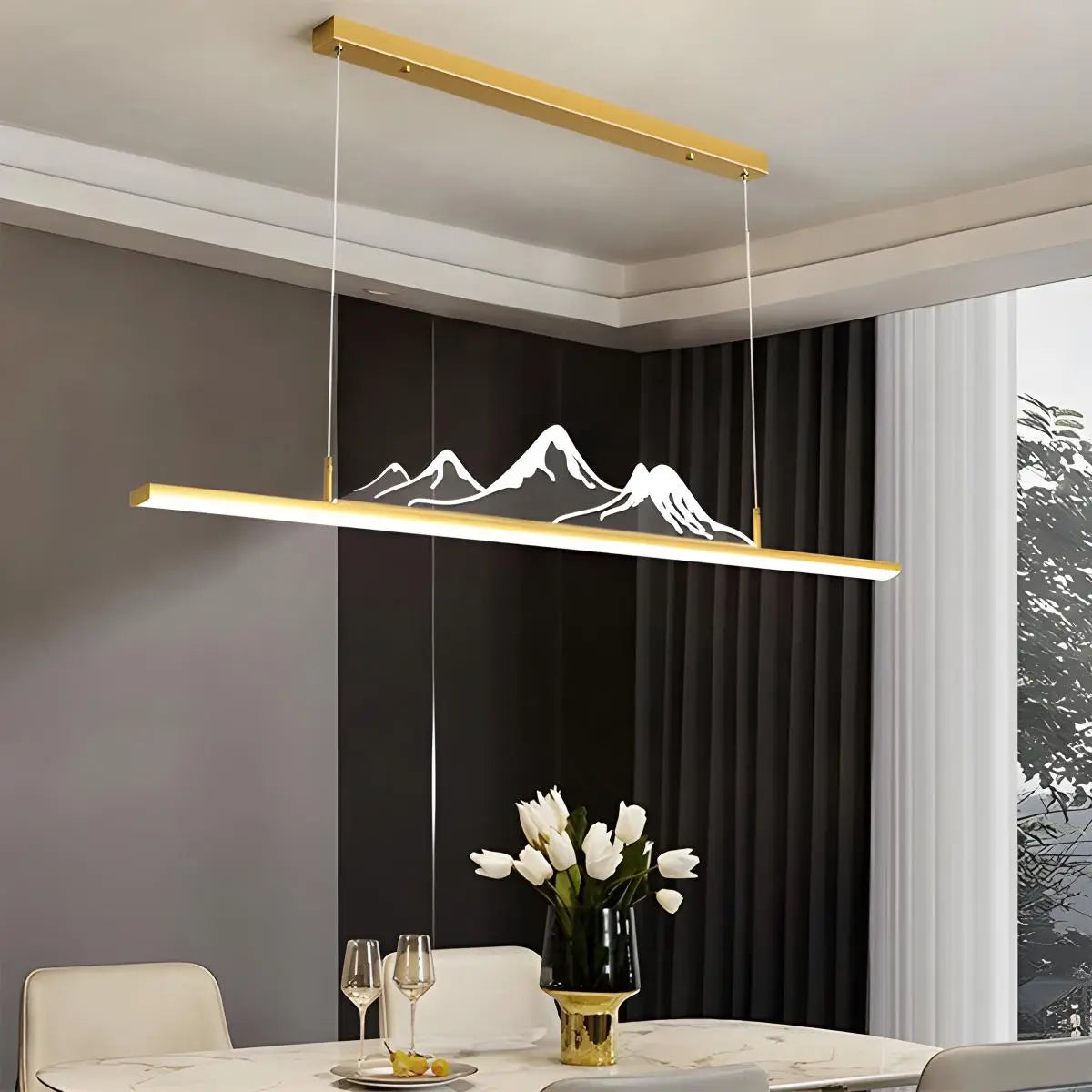 Antizer Designer Mountain Shape LED Pendant Light