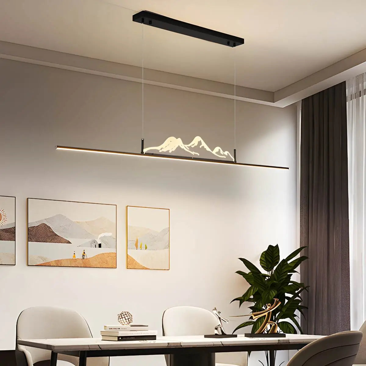 Antizer Designer Mountain Shape LED Pendant Light