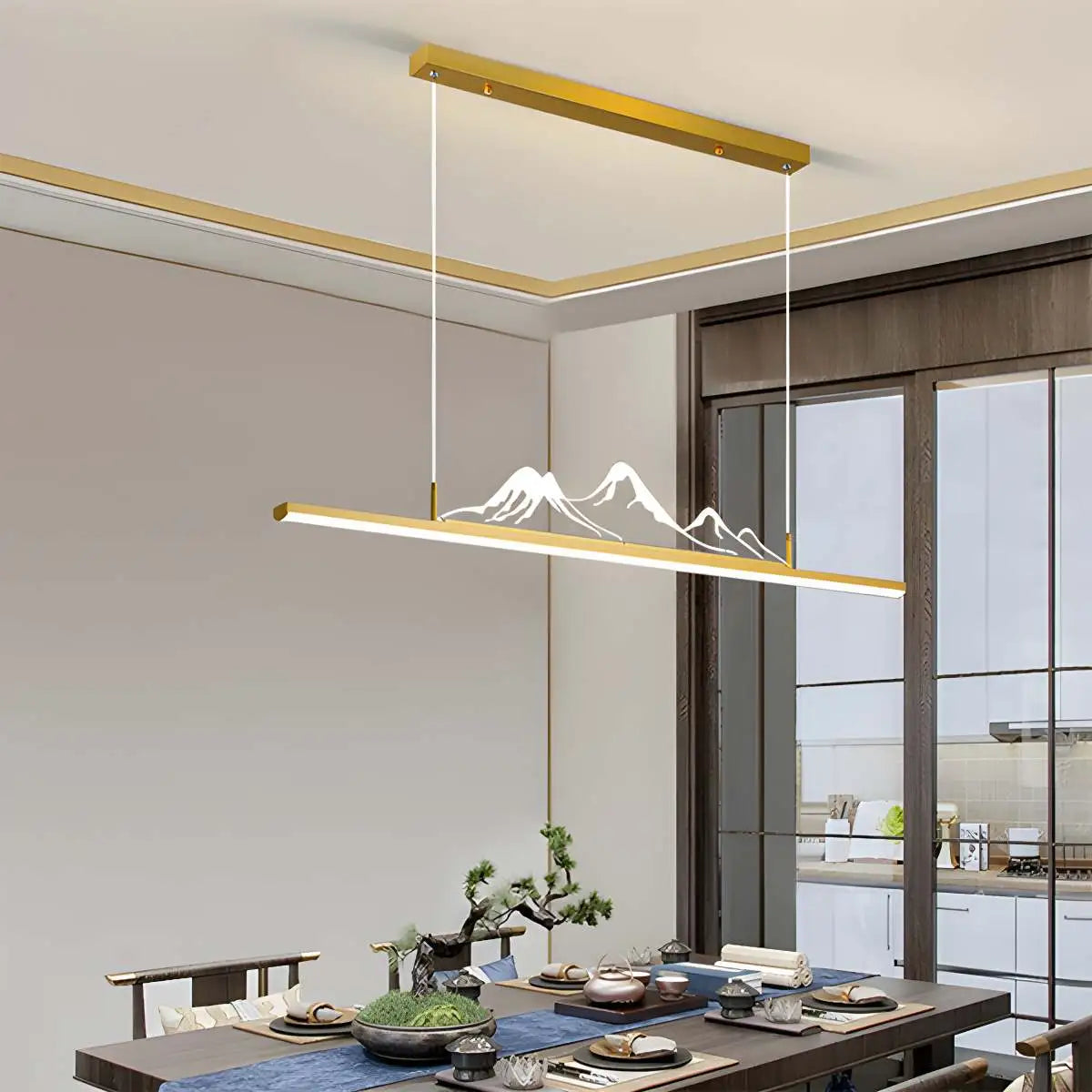 Antizer Designer Mountain Shape LED Pendant Light