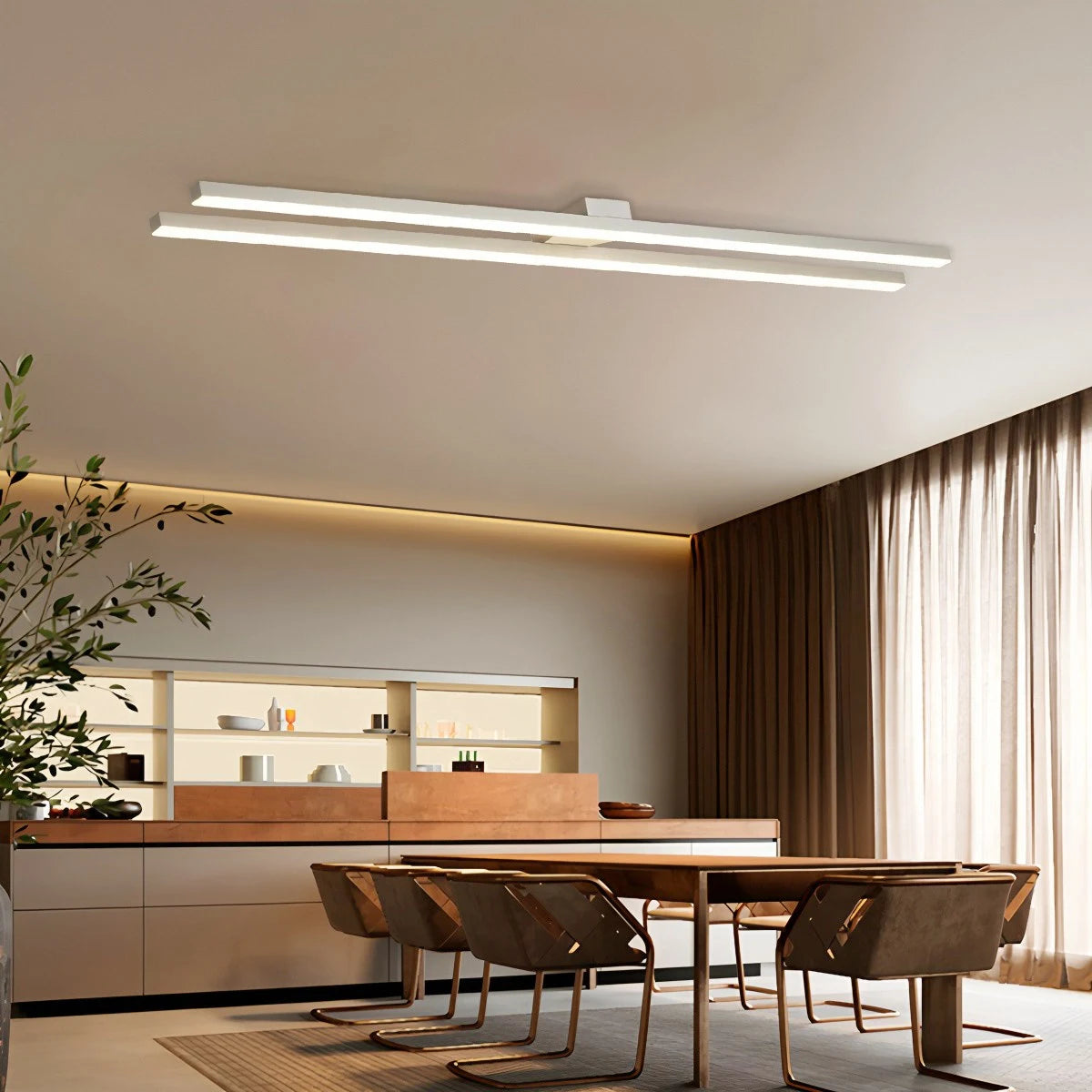 Antizer Dimmable Linear Ceiling Light for Kitchen