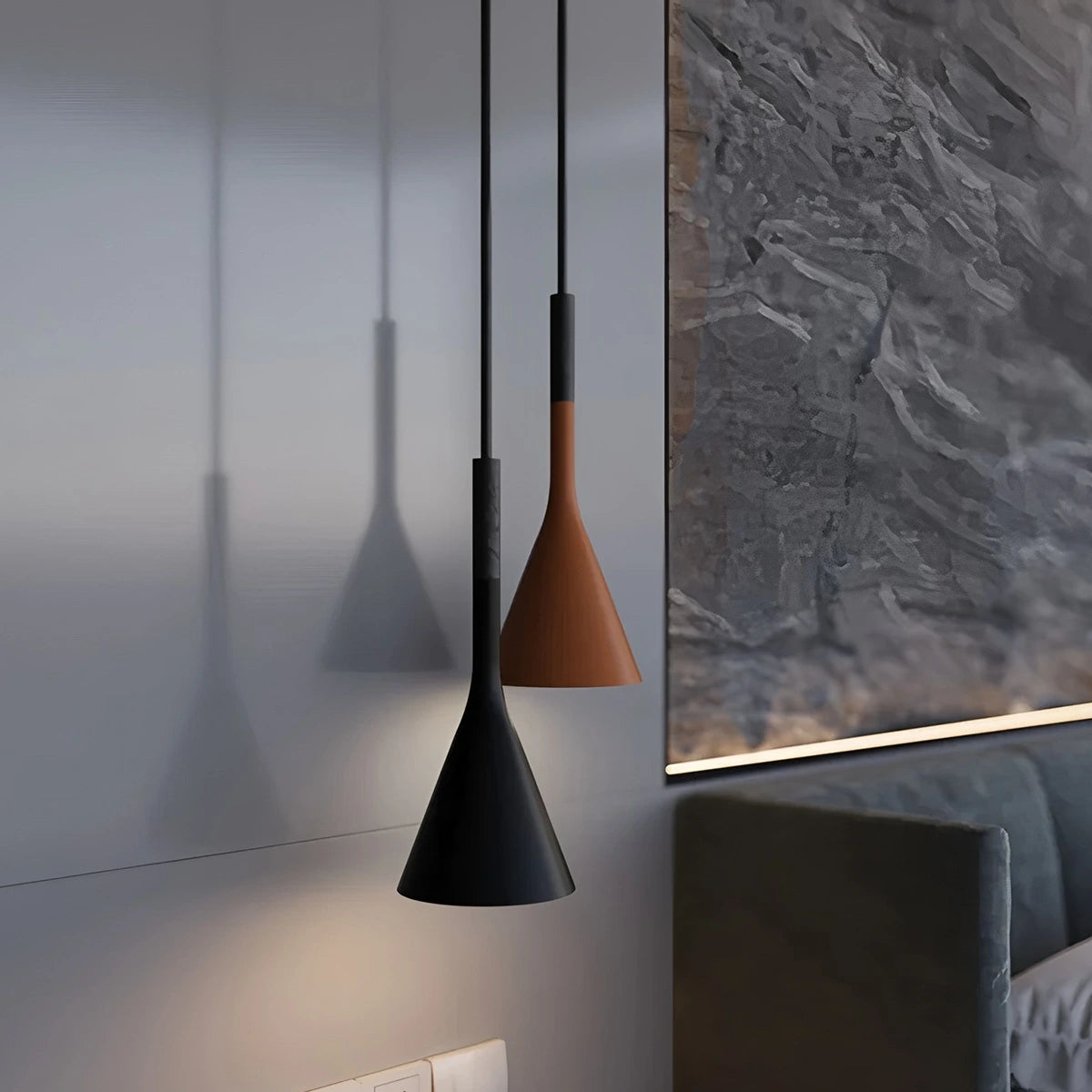 Antizer Divino Cone Pendant Light for Bedroom
