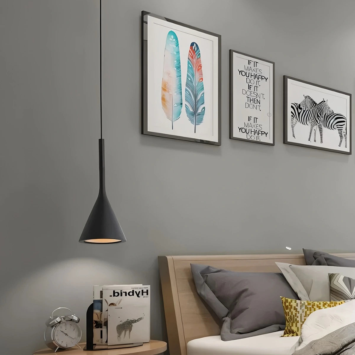 Antizer Divino Cone Pendant Light for Bedroom