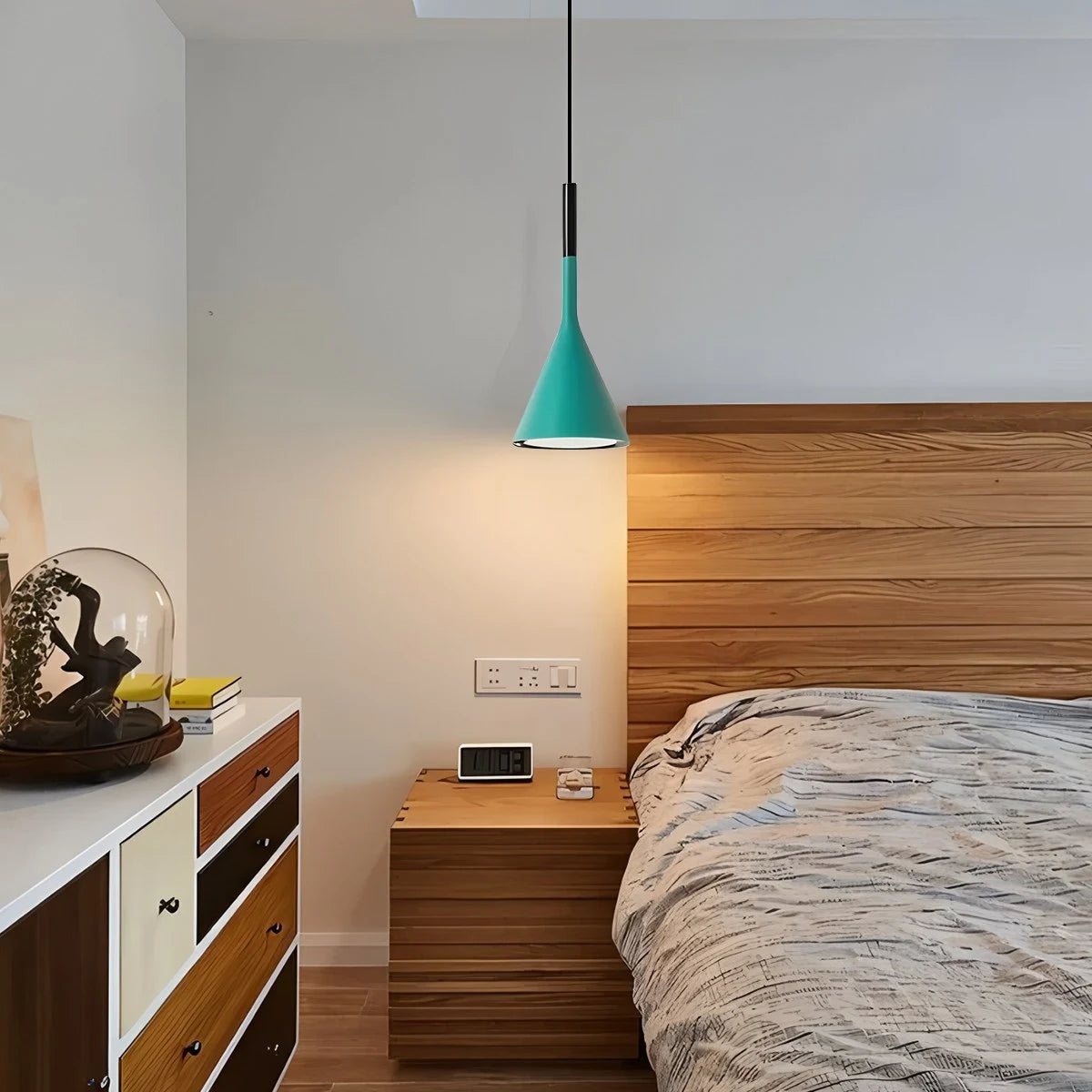 Antizer Divino Cone Pendant Light for Bedroom
