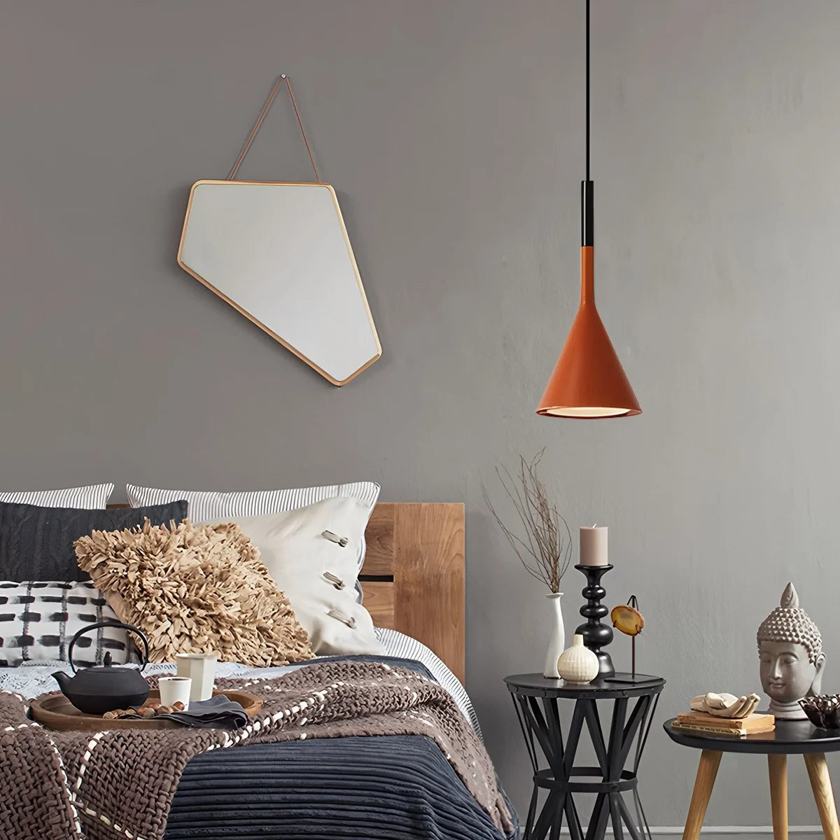 Antizer Divino Cone Pendant Light for Bedroom