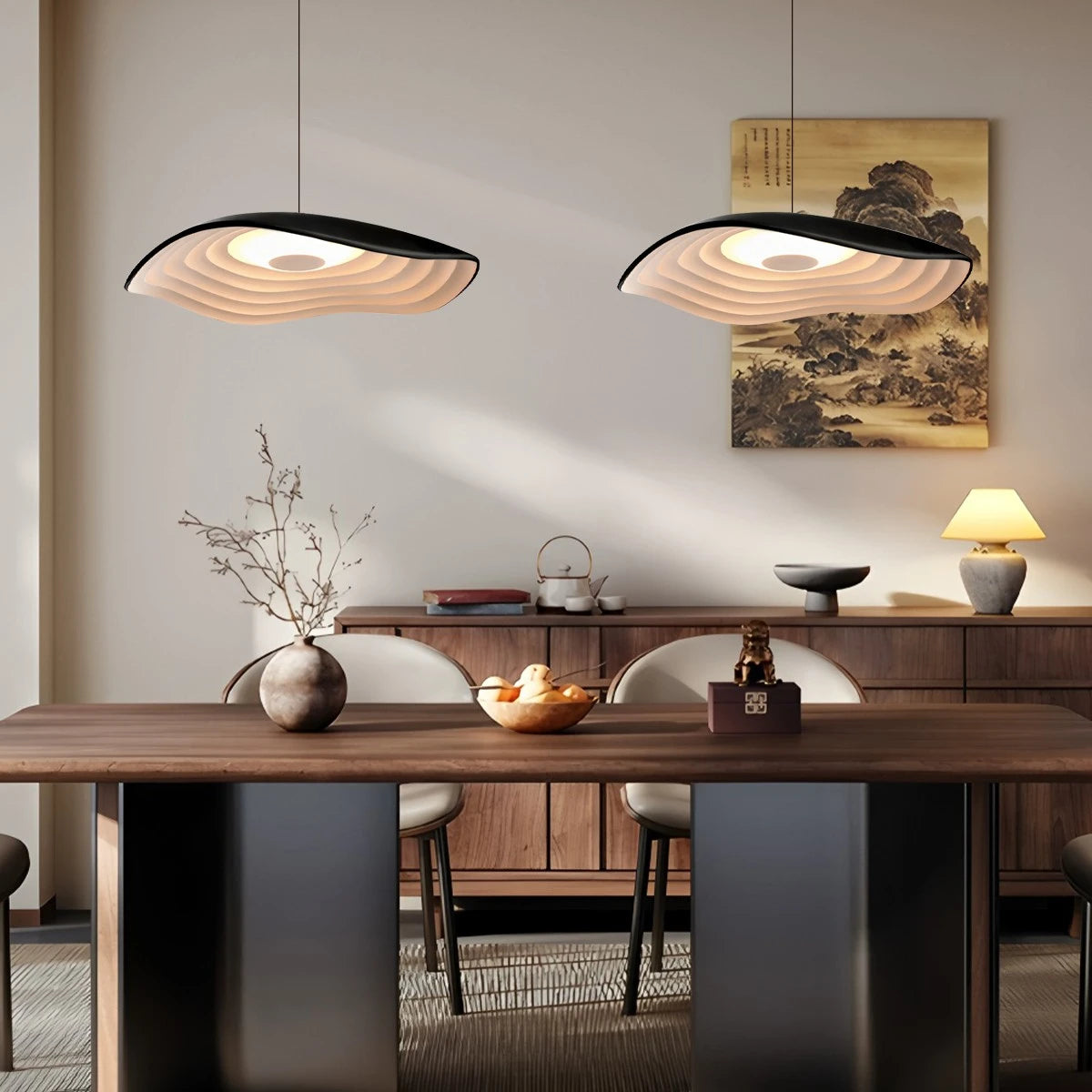 Antizer Nordic Creative Ripple Pendant Light for Dining Room