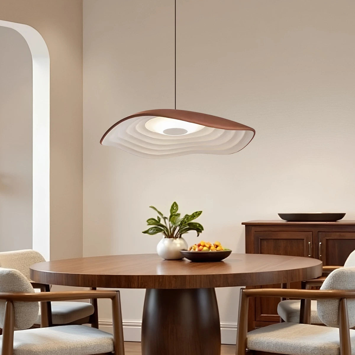 Antizer Nordic Creative Ripple Pendant Light for Dining Room