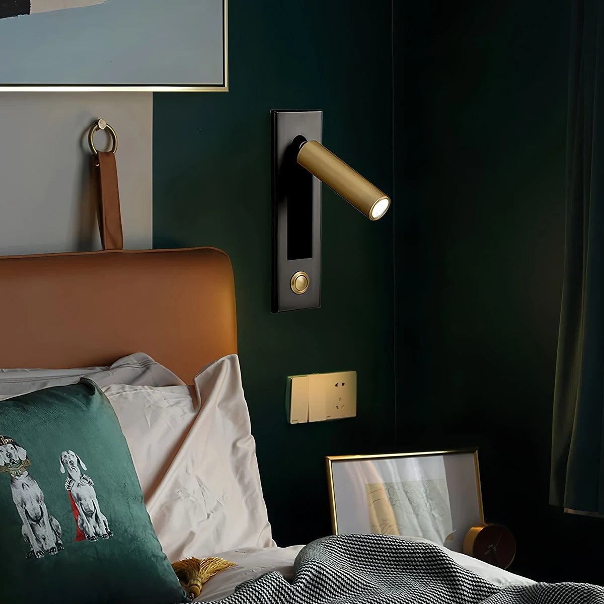 Antizer Embedded Bedside Sconce for Bedroom