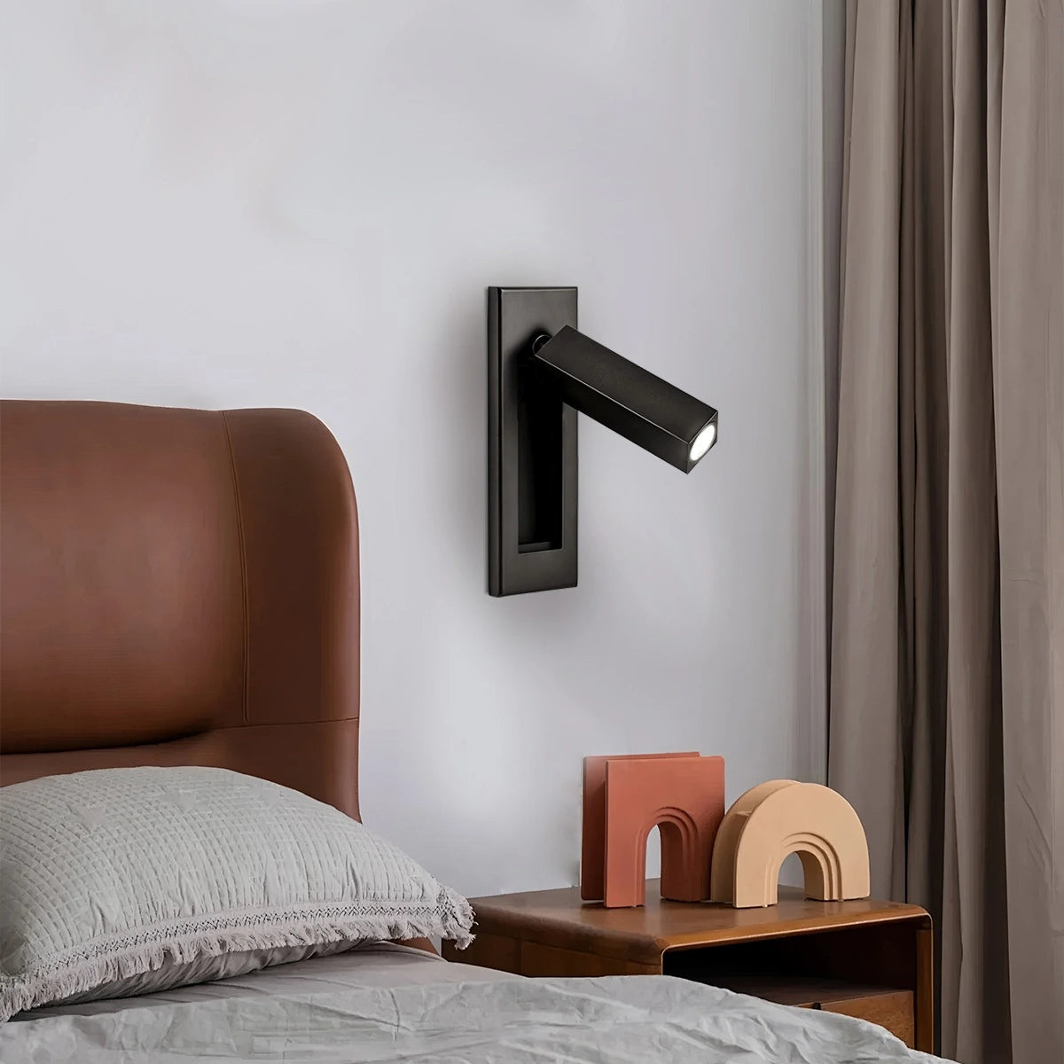 Antizer Embedded Bedside Sconce for Bedroom