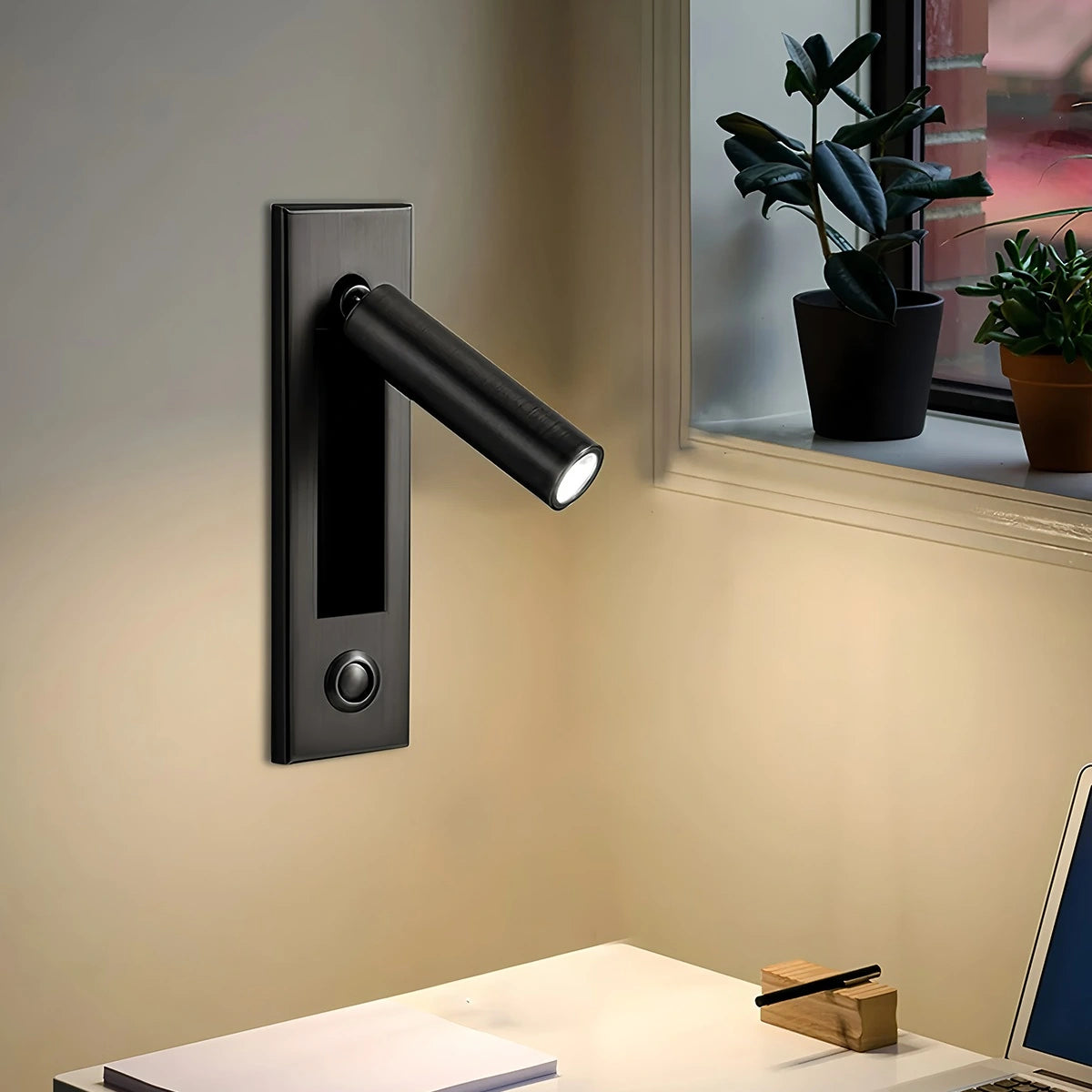 Antizer Embedded Bedside Sconce for Bedroom