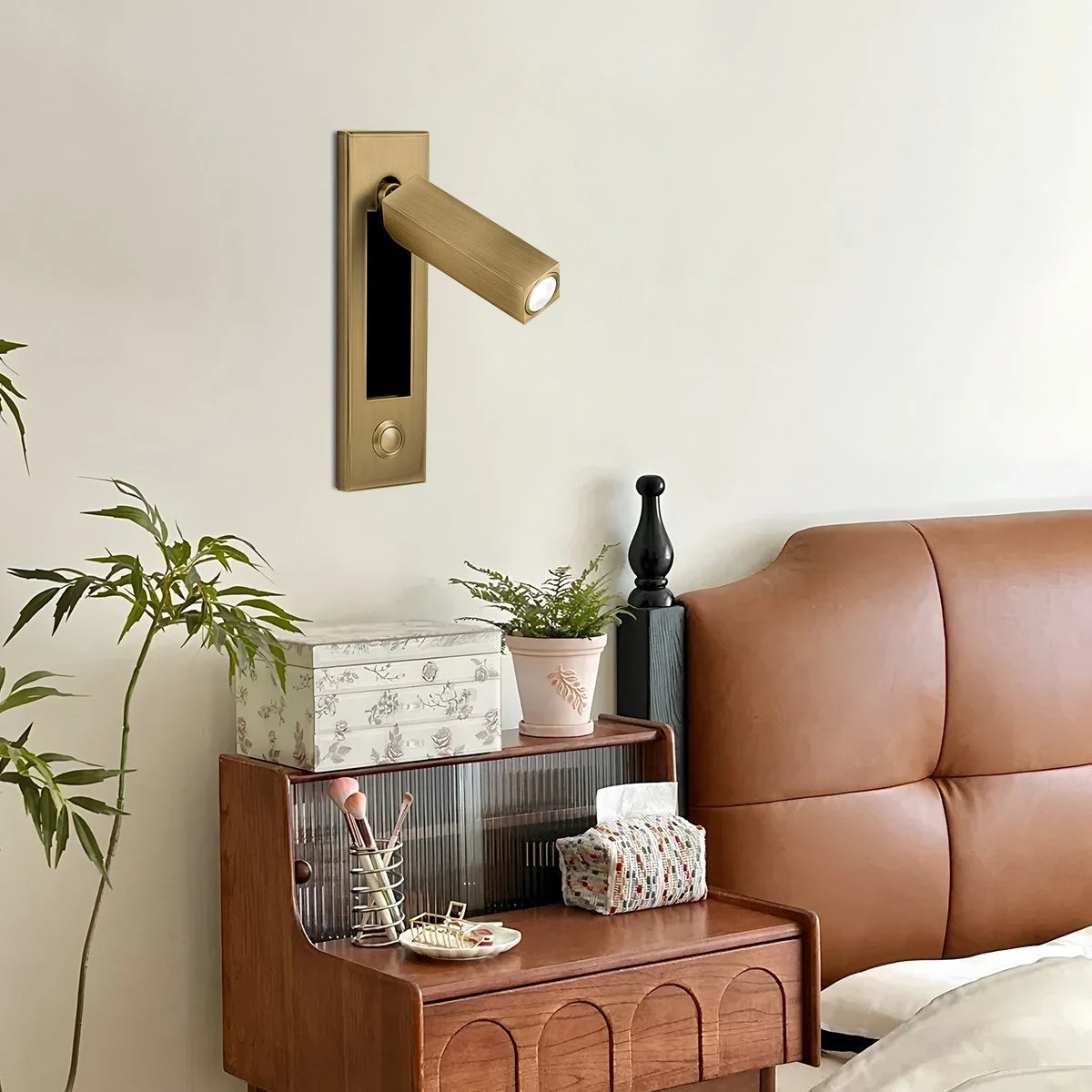 Antizer Embedded Bedside Sconce for Bedroom