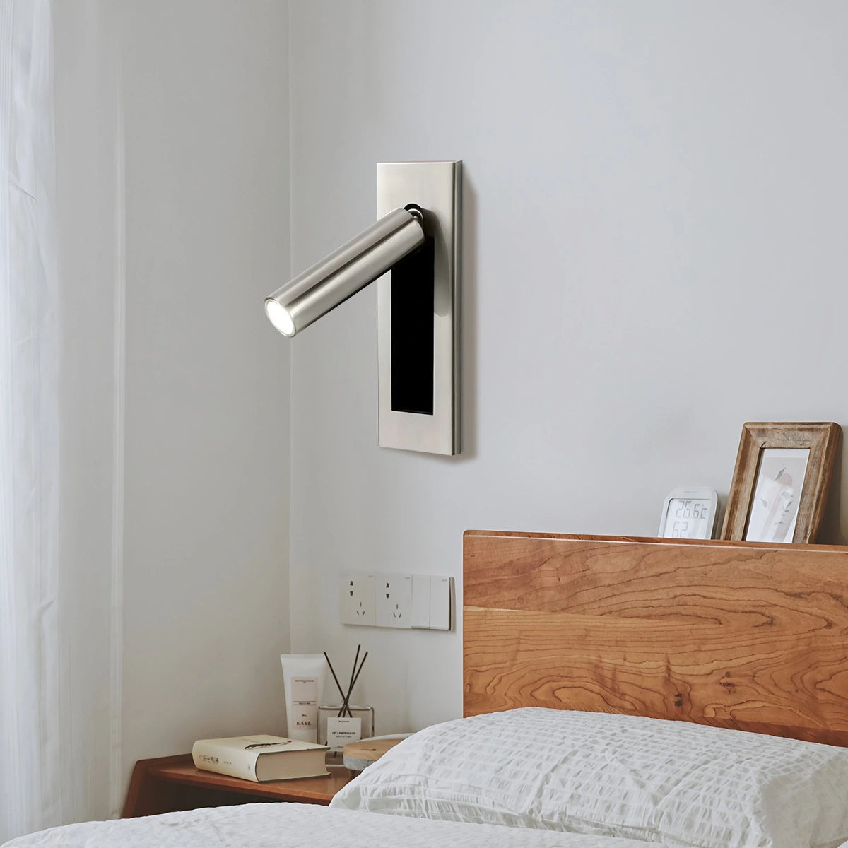 Antizer Embedded Bedside Sconce for Bedroom