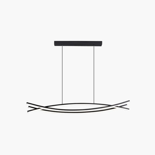 Antizer Eraj Curved LED Pendant Light for Kitchen Island