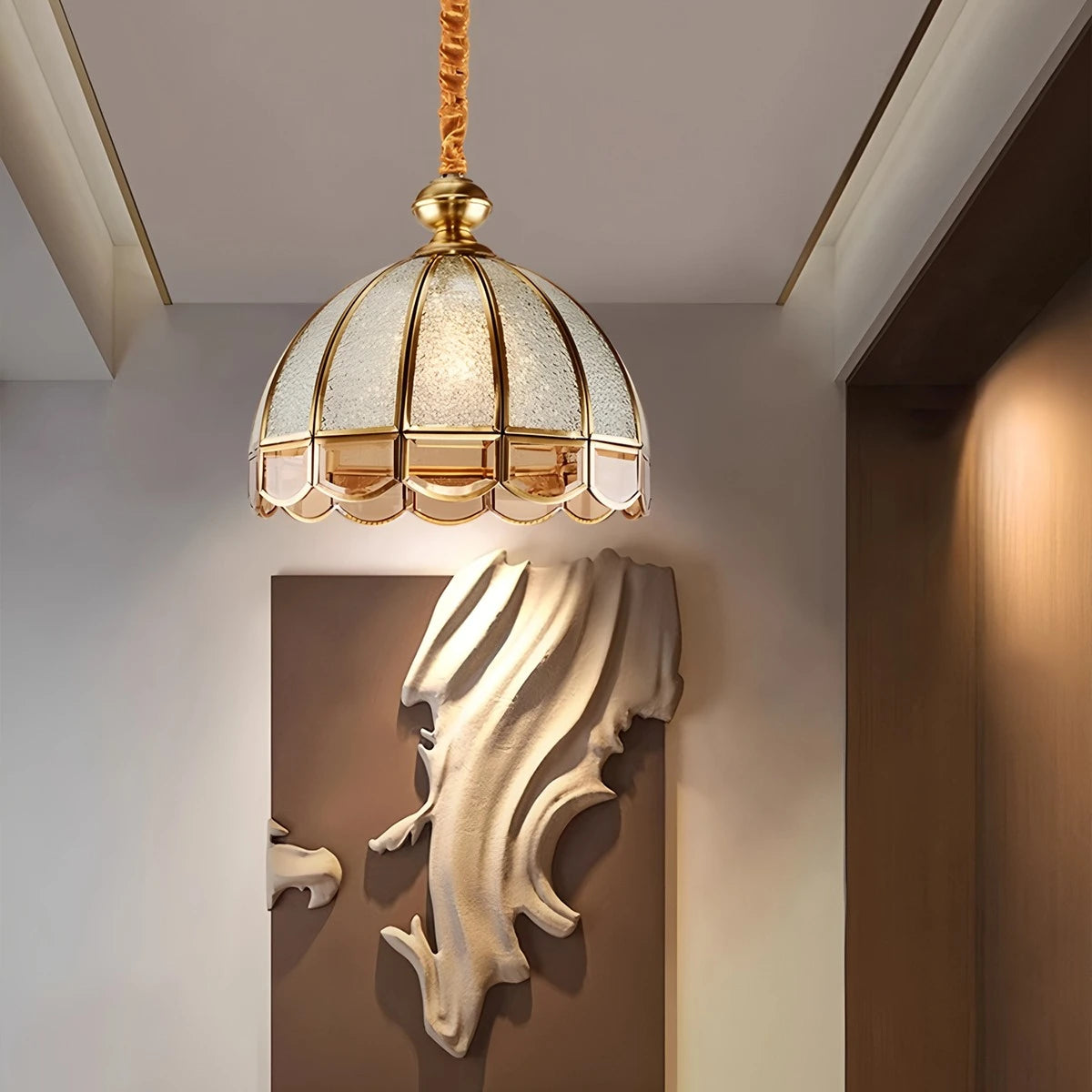 Antizer European Style Copper Pendant Light for Living Room