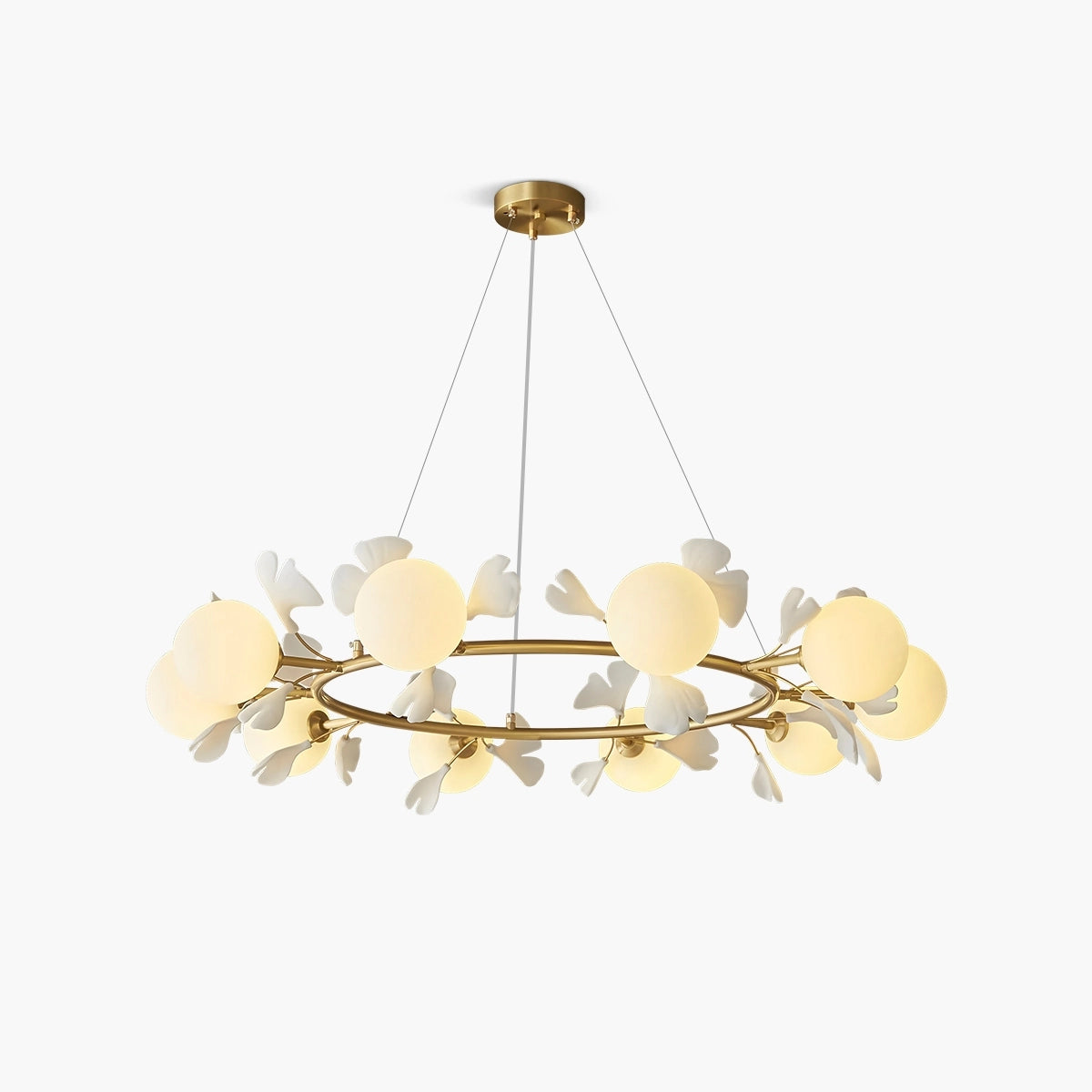 Antizer Evander Ginkgo Chandelier for Dining Area