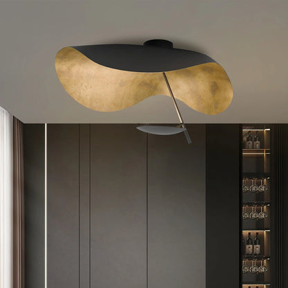 Antizer Sculptural Waveform Ceiling Light for Living Room