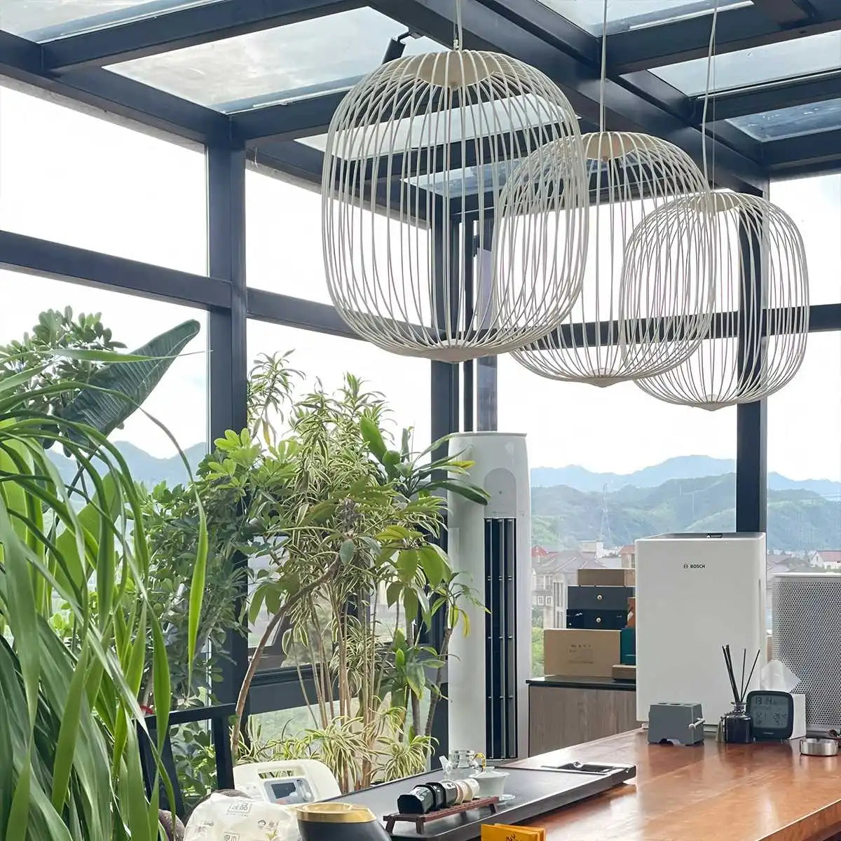 Antizer Foscarini Spokes Bird Cage Pendant Light