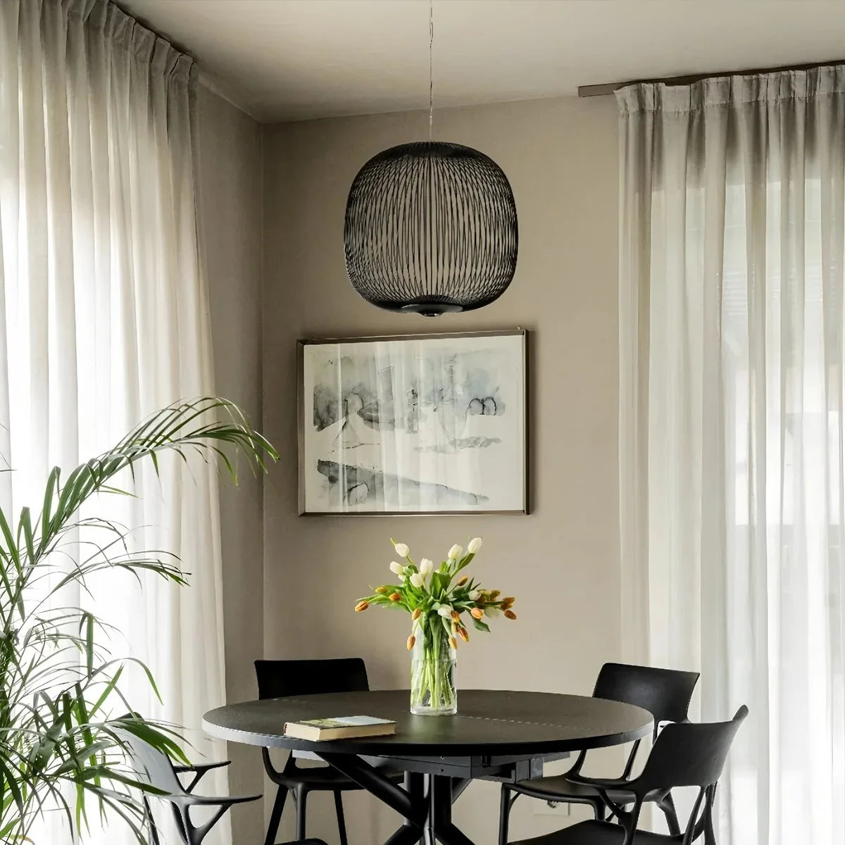 Antizer Foscarini Spokes Bird Cage Pendant Light