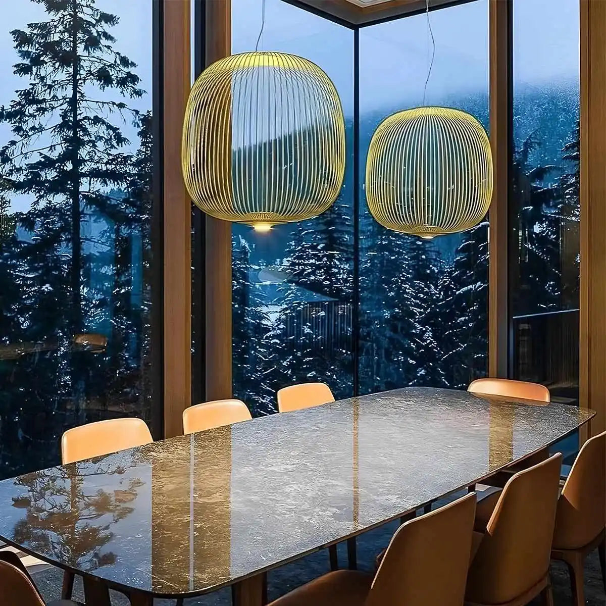 Antizer Foscarini Spokes Bird Cage Pendant Light