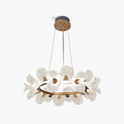 Antizer French Style Light Luxury Flower Chandelier