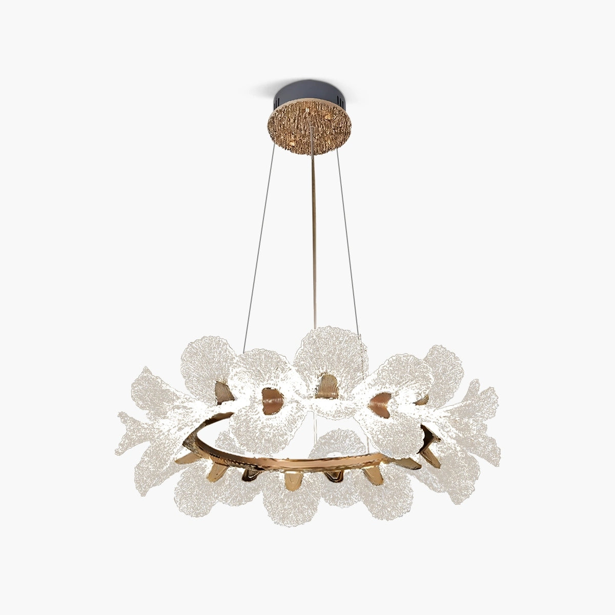 Antizer French Style Light Luxury Flower Chandelier