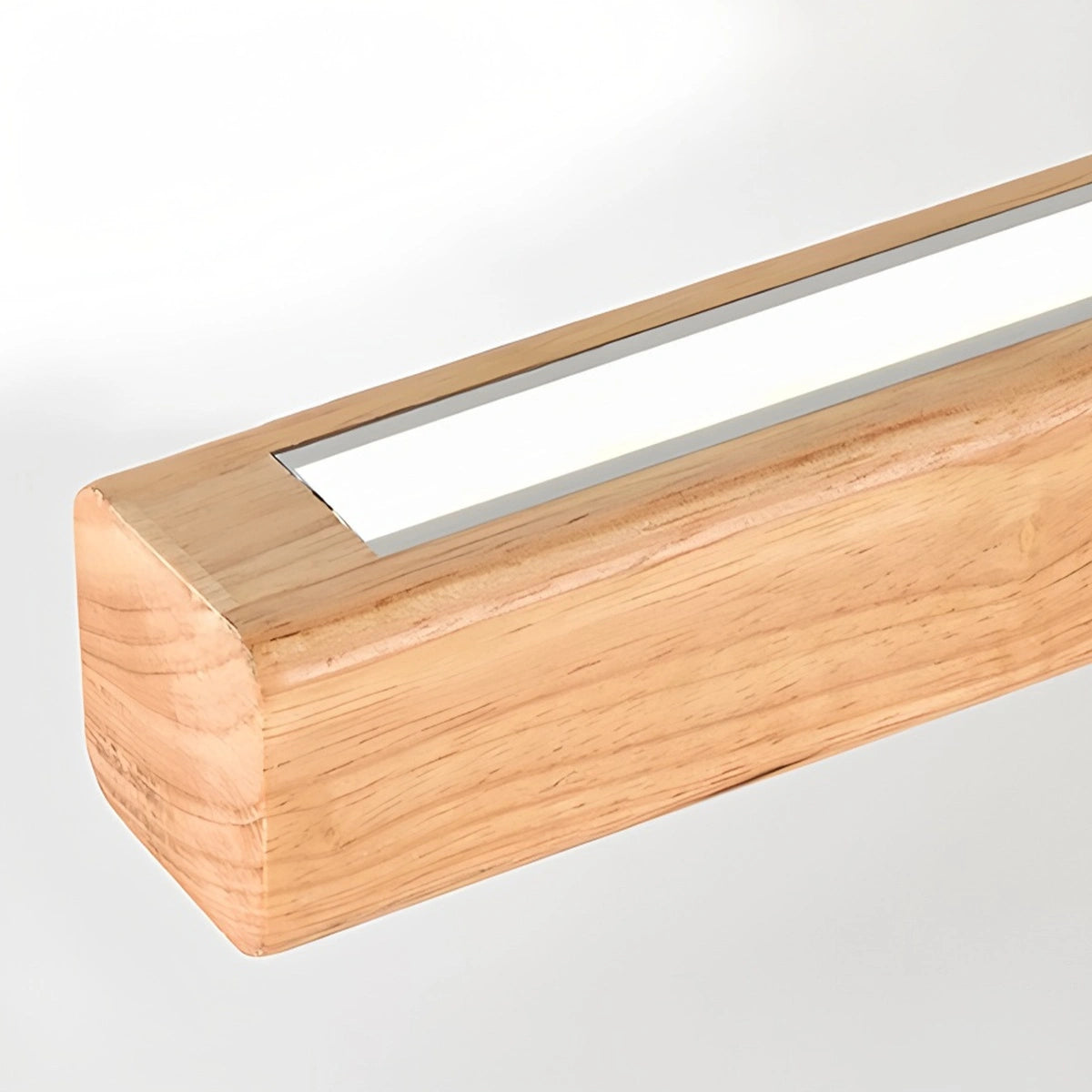 Antizer Fulbert Linear Wooden Pendant Light for Kitchen