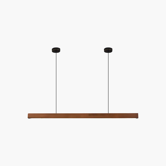 Antizer Fulbert Linear Wooden Pendant Light for Kitchen