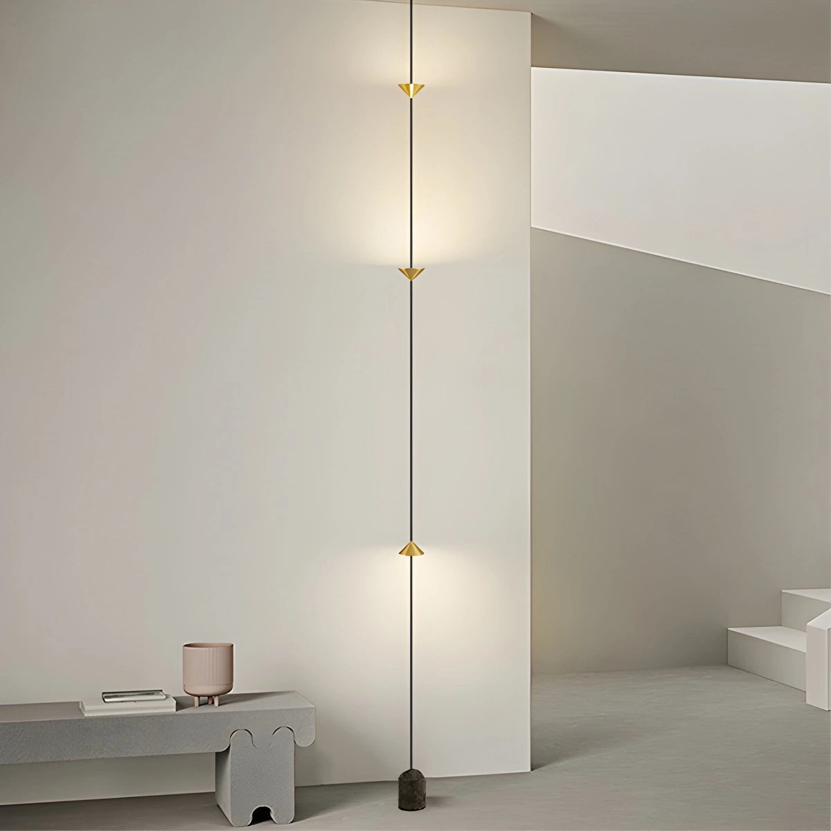 Antizer Full Length Minimalist Linear Floor Lamp