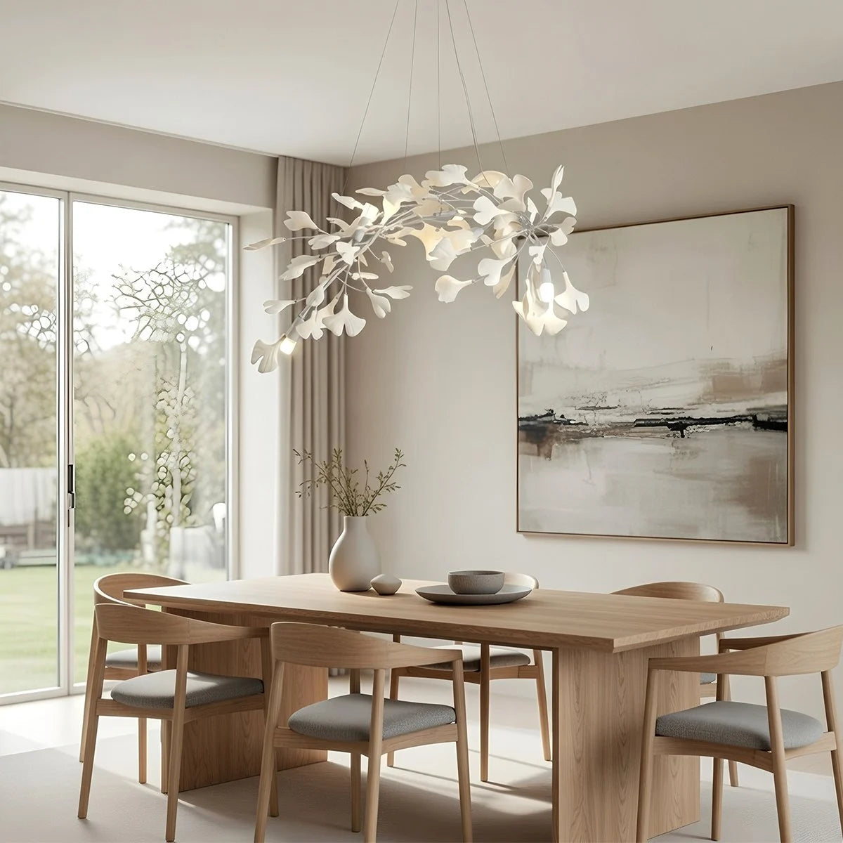 Antizer Ginkgo Chandelier D for Dining Room