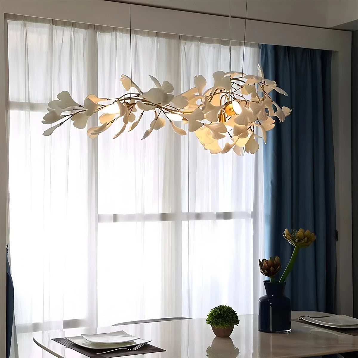 Antizer Ginkgo Chandelier D for Dining Room