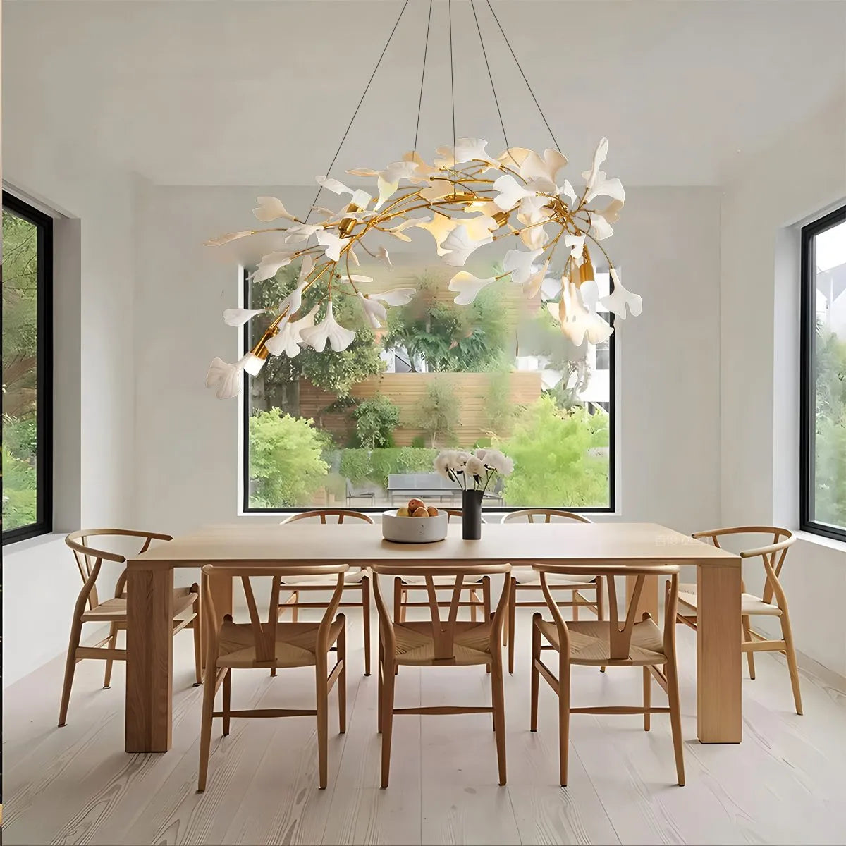 Antizer Ginkgo Chandelier D for Dining Room