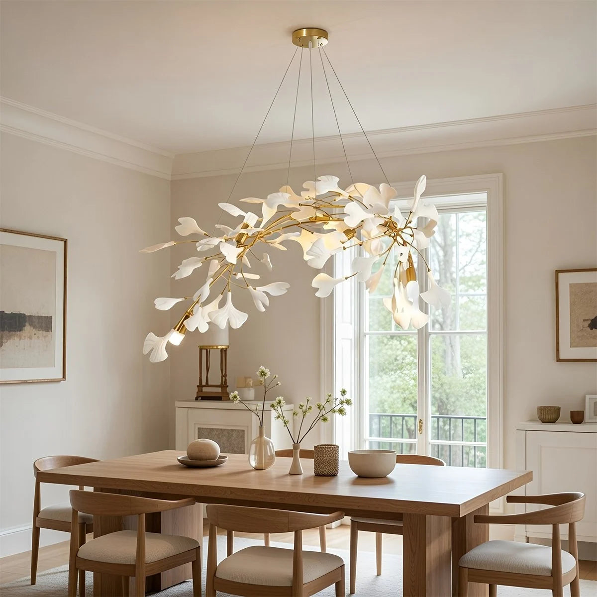 Antizer Ginkgo Chandelier D for Dining Room