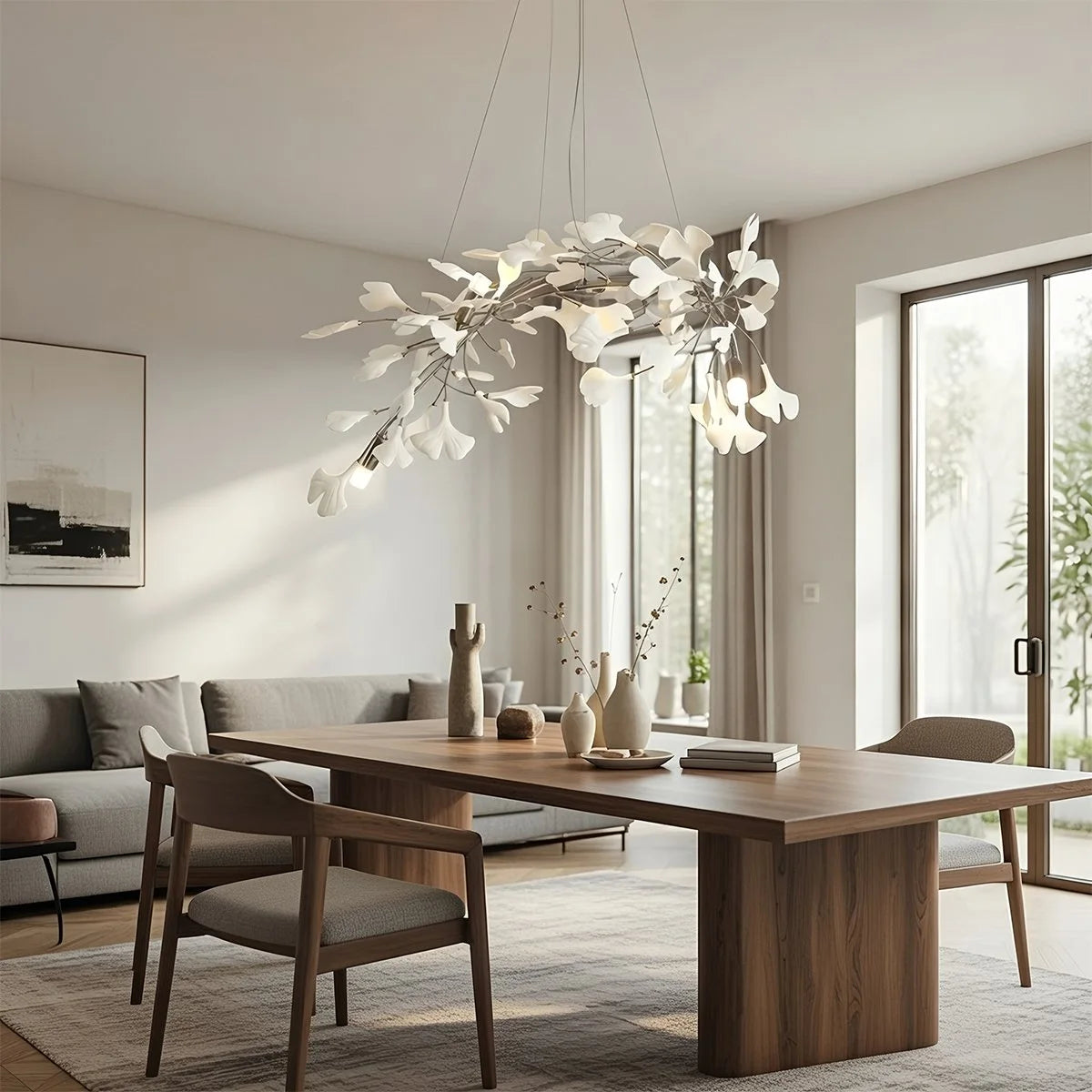 Antizer Ginkgo Chandelier D for Dining Room