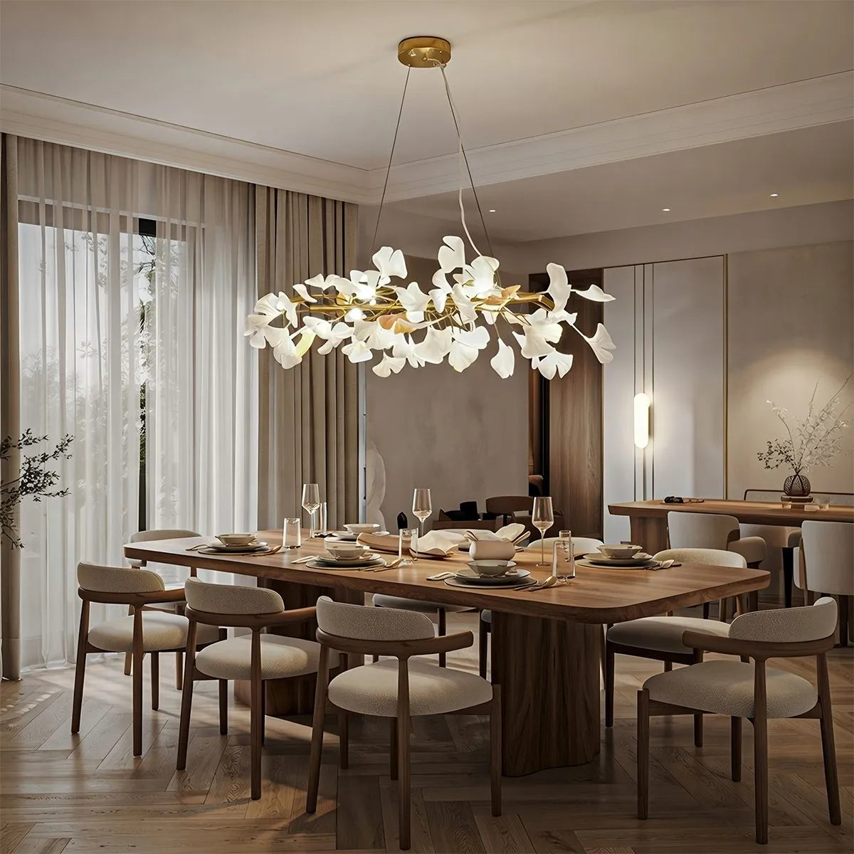 Antizer Ginkgo Chandelier M for Dining Table