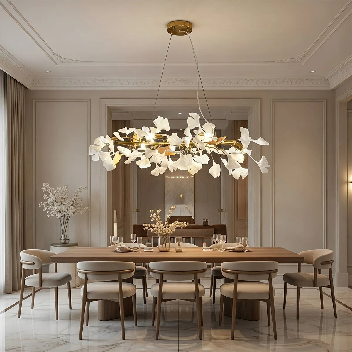Antizer Ginkgo Chandelier M for Dining Table
