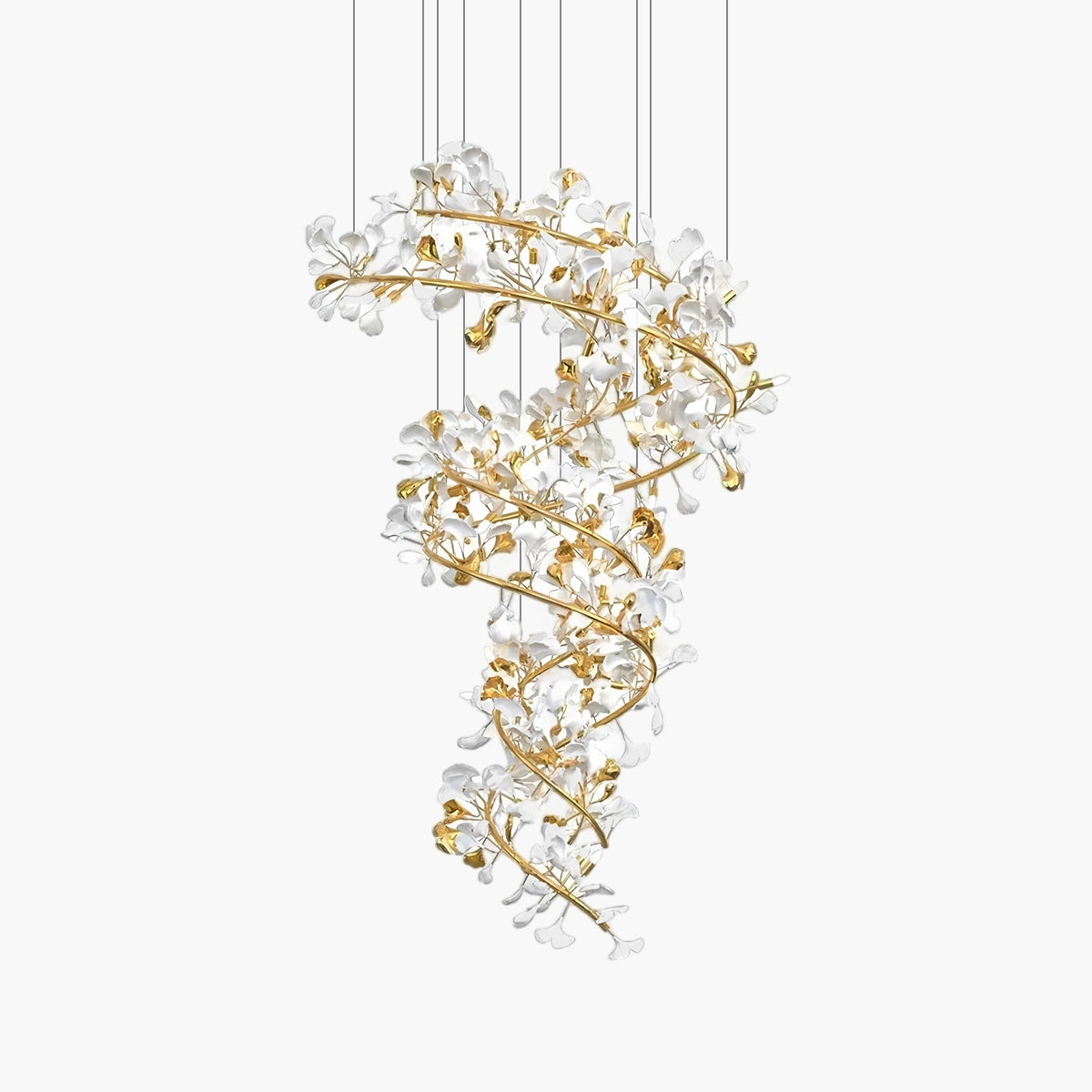 Antizer Ginkgo Chandelier Q for High Ceiling
