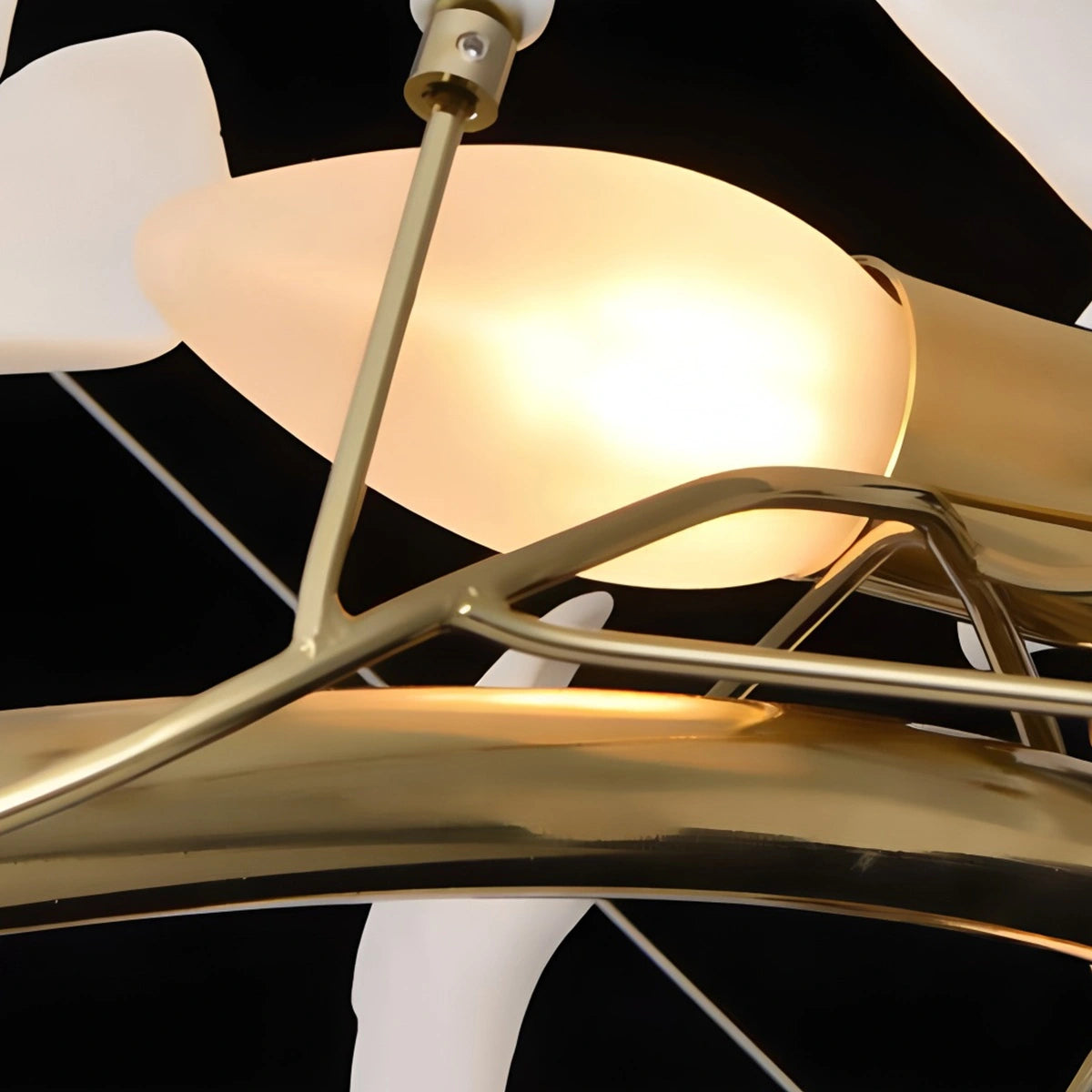 Antizer Ginkgo Chandelier Q for High Ceiling