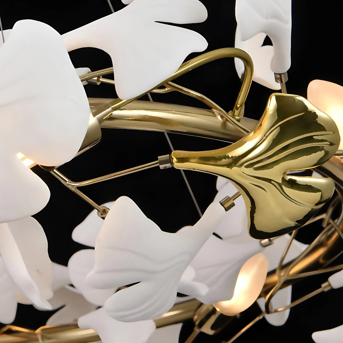 Antizer Ginkgo Chandelier Q for High Ceiling