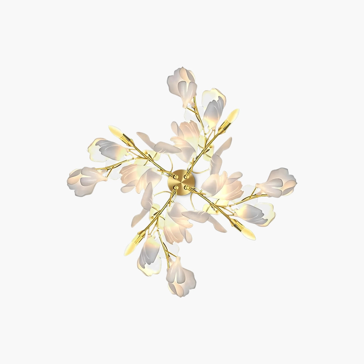 Antizer Ginkgo Flowers Wall Lamp for Living Room