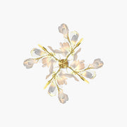 Antizer Ginkgo Flowers Wall Lamp for Living Room