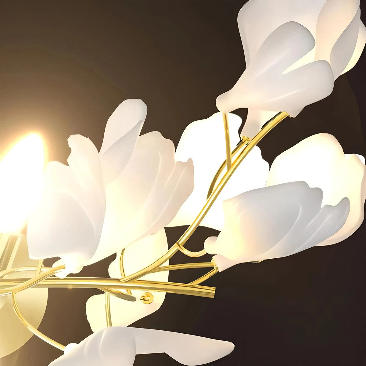 Antizer Ginkgo Flowers Wall Lamp for Living Room