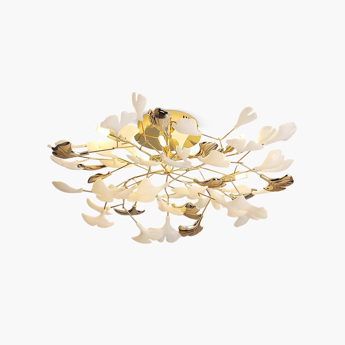 Antizer Ginkgo Rotating Ceiling Lamp for Bedroom