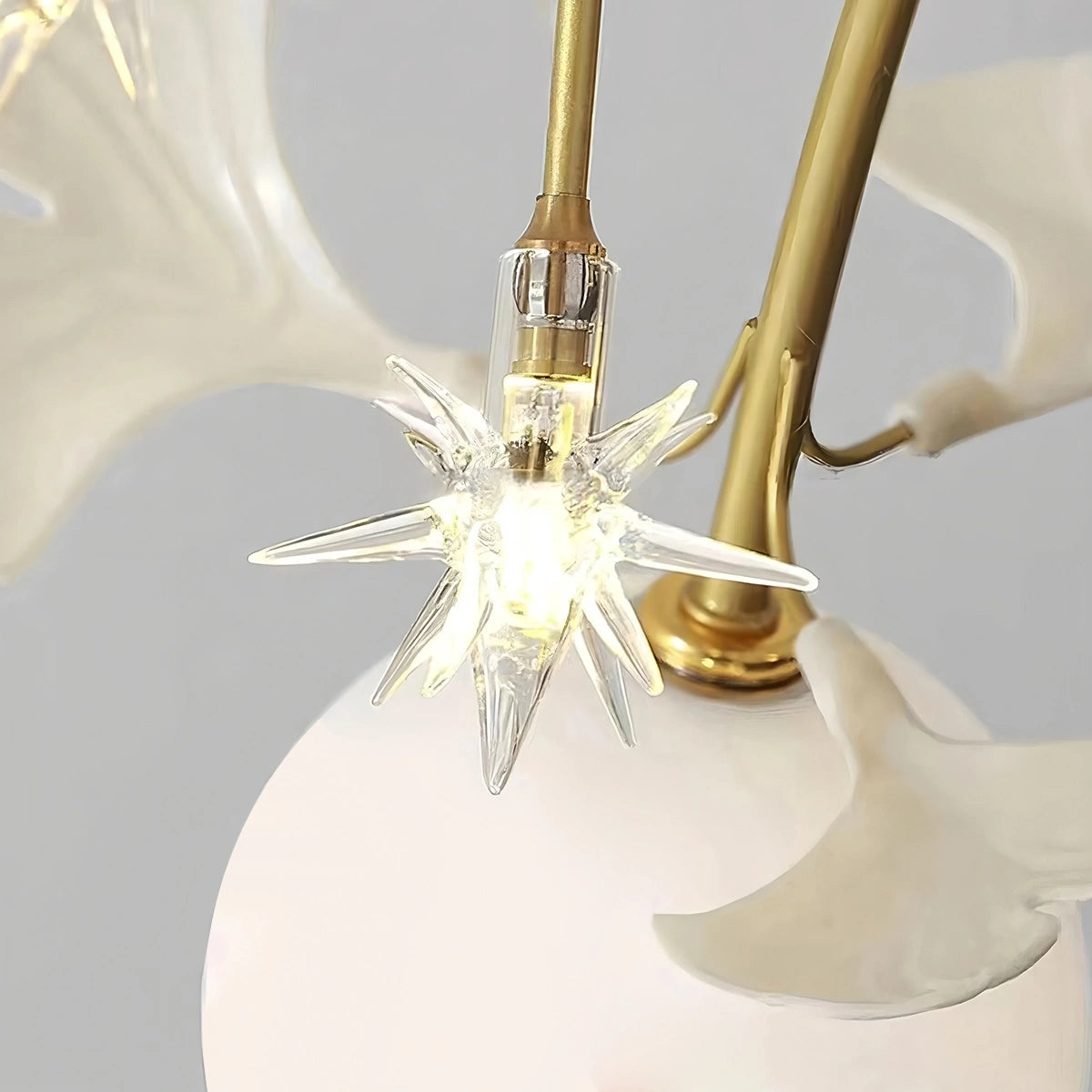 Antizer Ginkgo Glass Ceiling Lamp for Living Room