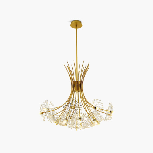 Antizer Gypsophila Bouquet Crystal Flower Chandelier