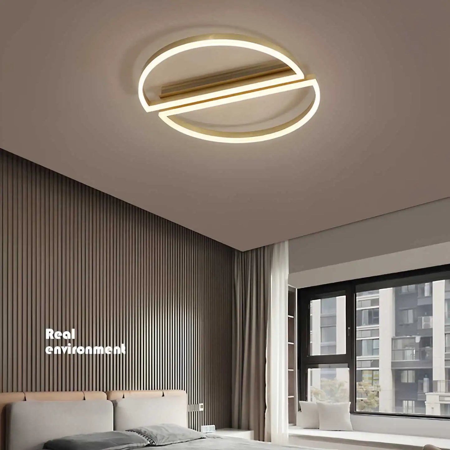 Antizer Half Round Ceiling Light for Bedroom