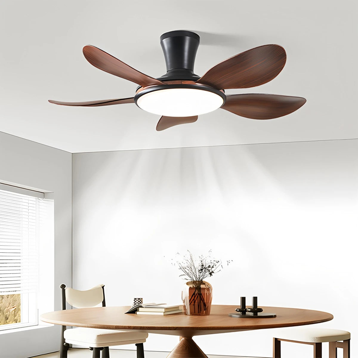 Antizer Silent Remote Control LED Ceiling Fan Light